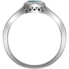 Ring > Birthstone > "April" > Sapphire > White
