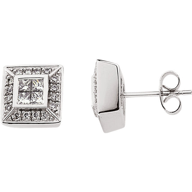 Earrings > Diamond > 1/2 CTW