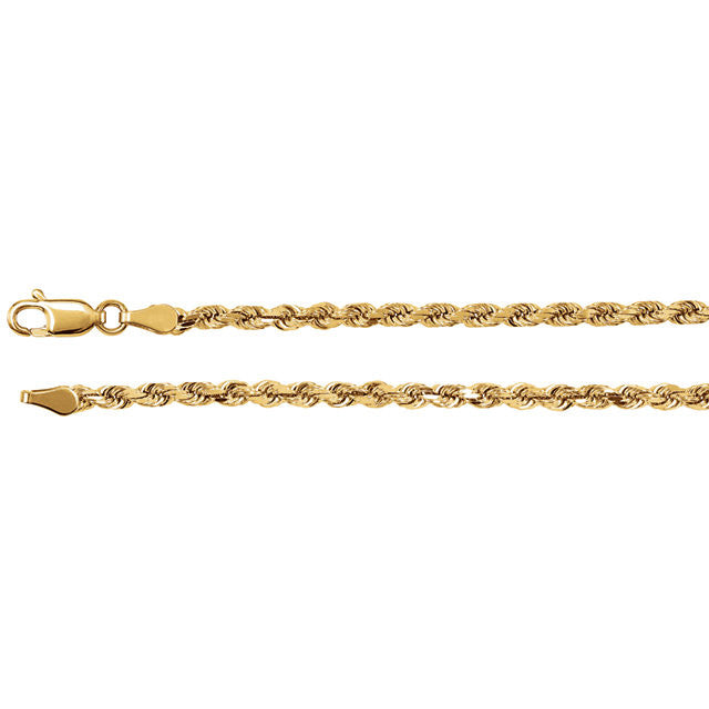 Chain > 16" > Rope > Cut > Diamond > 2.8mm