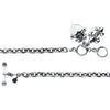 Bracelet > 8" > Charm > Lis & Heart-De-Lis