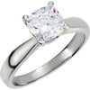 Ring > Engagement > Zirconia > Cubic > Square > Antique > 5x5mm