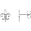 > Earrings > Fleur-De-Lis