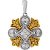 Pendant > Diamonds > Yellow & White > Natural > 1/4 CTW