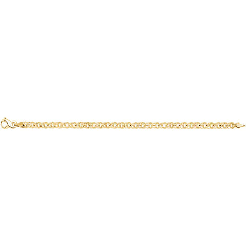 4.5mm > Bracelet > Charm > Solid