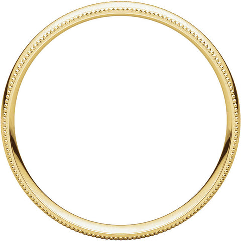 Band > Milgrain > Fit > Comfort > Light > 4mm