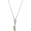 Necklace > 18" > Sapphire > Halo-Styled
