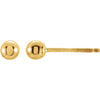 Post > Screw > with > Earrings > Ball > Round > 3mm