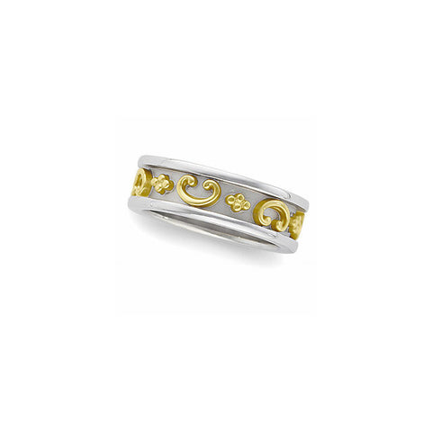 Band > Etruscan-Inspired > White/ > 14kt