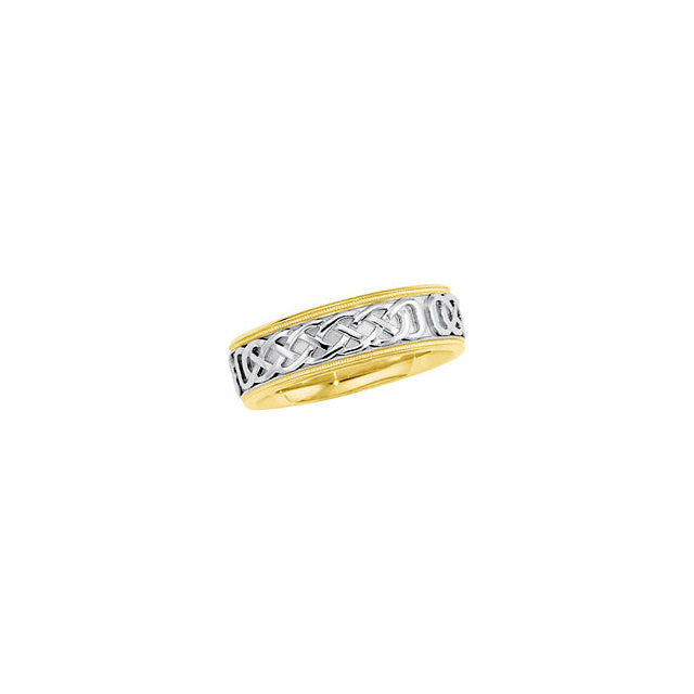 Band > Two-Tone > Celtic-Inspired > 7mm