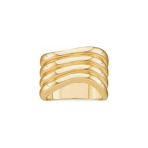Ring > Fashion > Ribbed > Wavy