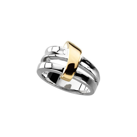 Ring > Fashion > Two-Tone > Yellow > White & 14kt > 14kt