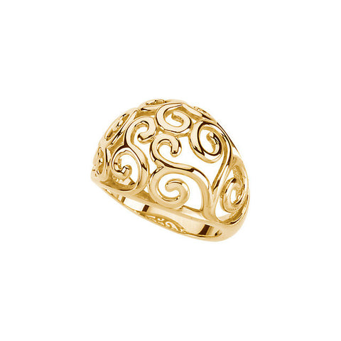 Ring > Scroll > Fashion > Metal