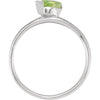 Ring > CZ > Colored > Peridot > Stackable