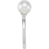 Ring > Pearl > Glass > 8.0mm > White > Stackable