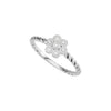 8 > Ring > Flower > CZ > 8mm > Fashion > Stackable
