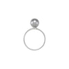 Ring > Pearl > Glass > 8.0mm > Grey > Stackable