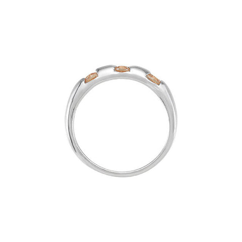 Ring > CZ > Champagne > Stackable