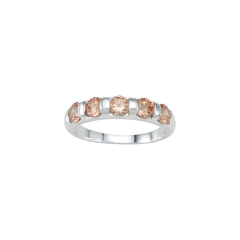 9 > Ring > CZ > Champagne > Stackable
