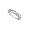 9 > Ring > CZ > Champagne > Stackable