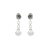 Earrings > Pearl > Cultured > Quartz & Freshwater > Tourmalinated