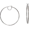 Earrings > Hoop > Inside/Outside > Zirconia > Cubic