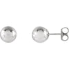 Backs > with > Earrings > Ball > Cut > Diamond > Mirror