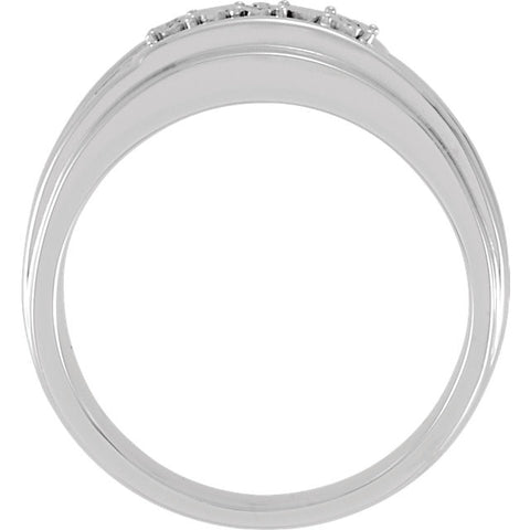 Band > Men's > Illusion > Diamond > .015 CTW