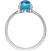 Ring > Cabochon > Topaz > Blue > Swiss.*Multiple Stone and Metal options avaiable*