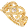 Ring > Design > Granulated > Diamond > .06 CTW
