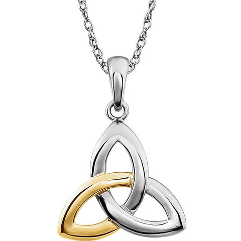 Pendant > Celtic > Two-Tone > 14kt