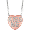 Necklace > Heart > "Love" > Diamond > .01 CTW