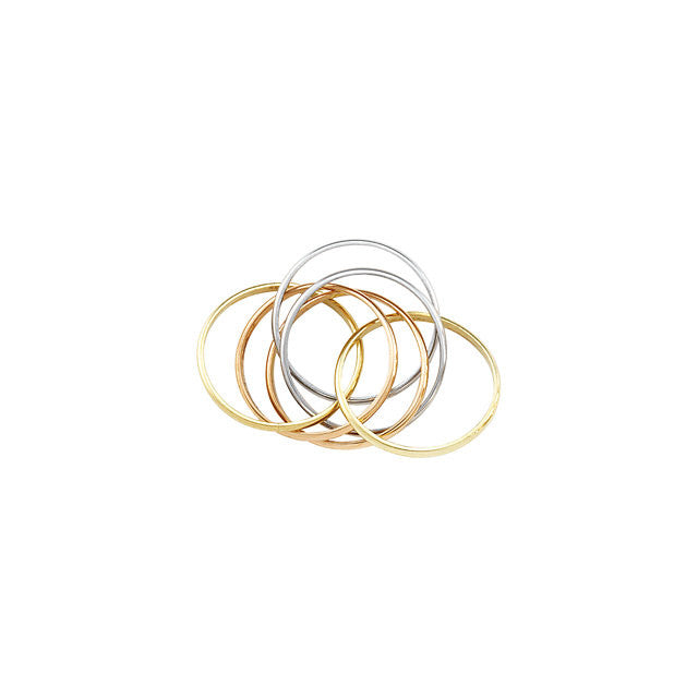 Ring > Rolling > Band > Six > Tri-Color