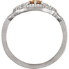 Ring > Design > Granulated > Citrine > Genuine