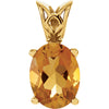 Necklace > 18" > Citrine > 8x6mm