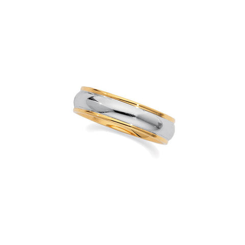 Band > Comfort-Fit > Two-Tone > 6mm