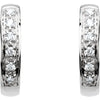 Earrings > Hoop > Diamond > 1/10 CTW
