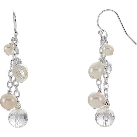 s > Pearl & Crystal > Freshwater > Silver > Sterling