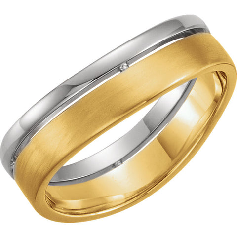 .5 > Band > 6.4mm > Two-Tone > 14kt