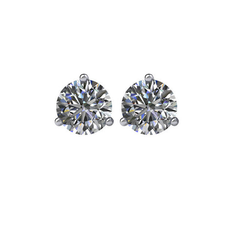 Earrings > Post > Threaded > Diamond > 1/2 CTW