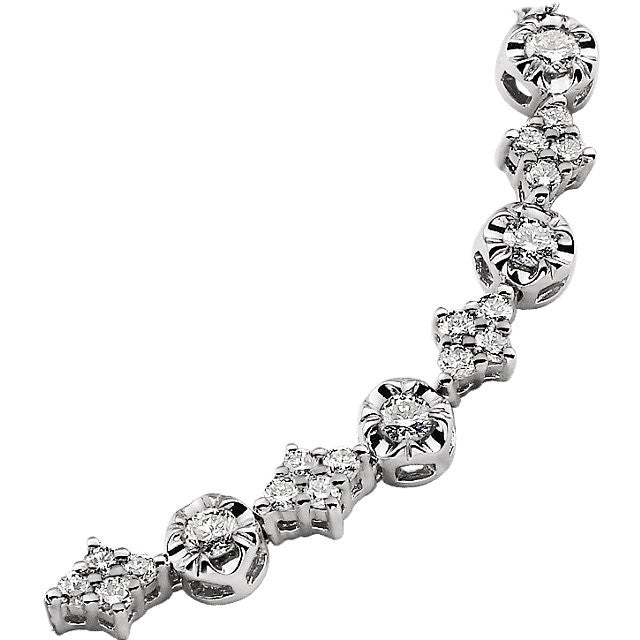 Bracelet > 7.5" > Diamond > 1/2 CTW > 2