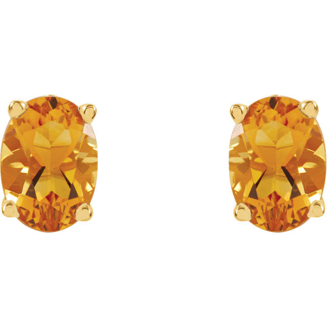 Earrings > Citrine > Genuine