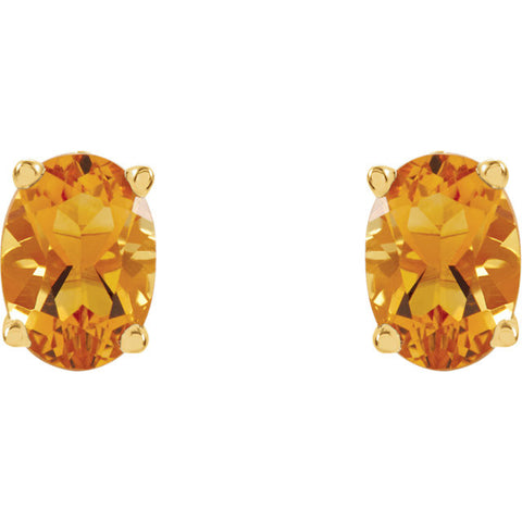 Earrings > Citrine > Genuine