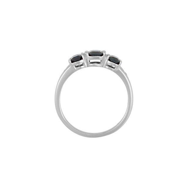 Ring > Sapphire & Diamond > Blue > Genuine