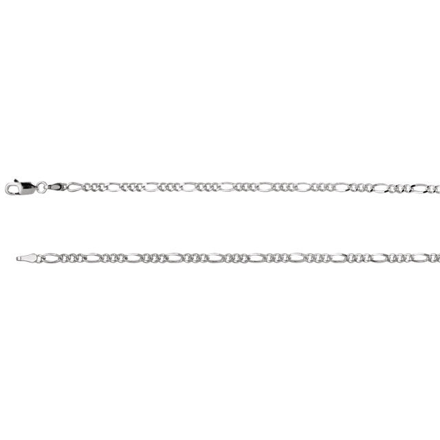 Chain > 18" > Figaro > 2.5mm