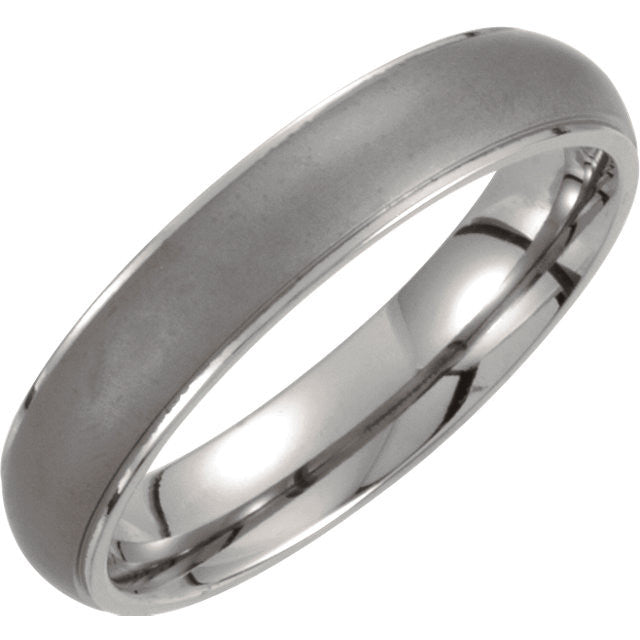 Band > Ridged > Center > Oxidized > 5mm