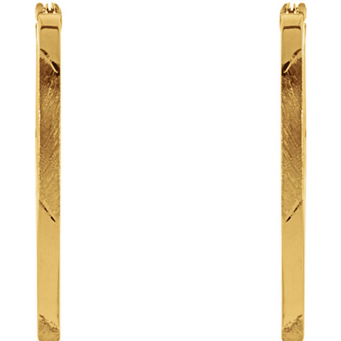 Earrings > Hoop > Cut > Diamond > Oval