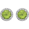 Earrings > Diamond > CTW > 1/Amethyst & 1