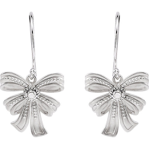 Earrings > Dangle > Design > Bow > Vintage-Inspired