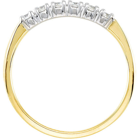Band > Anniversary > Diamond > 1/4 CTW
