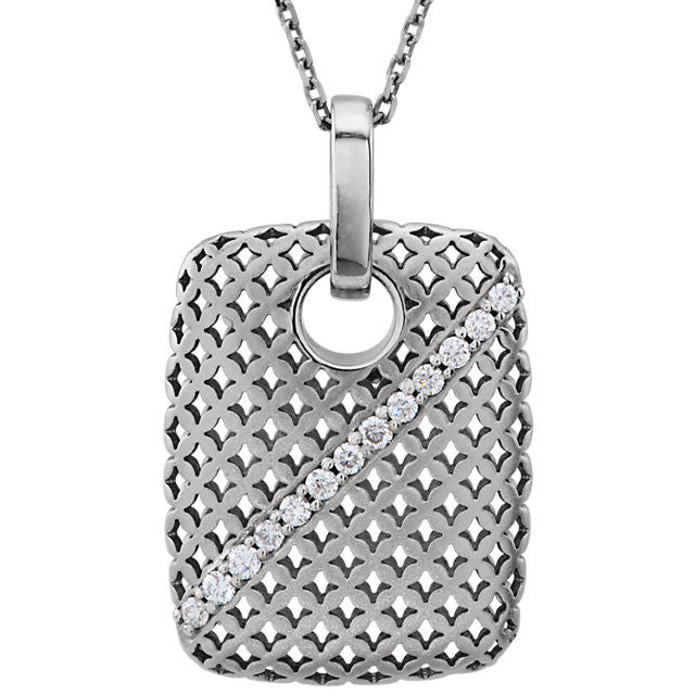 Necklace > 18" > Diamond > 1/8 CTW